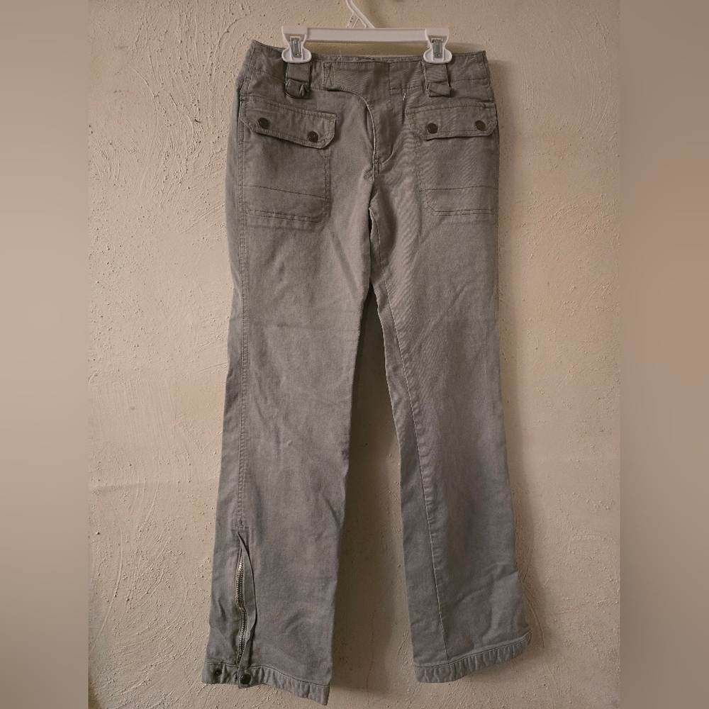 Gray Express Canvas Pants